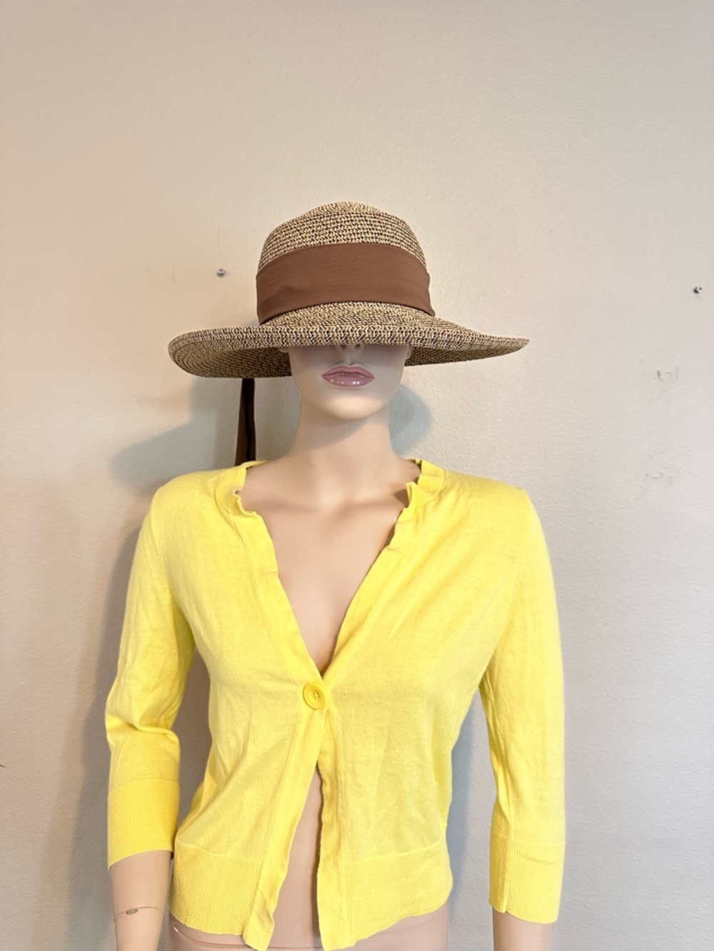 Jones New York Women's Sunny Yellow Cardigan